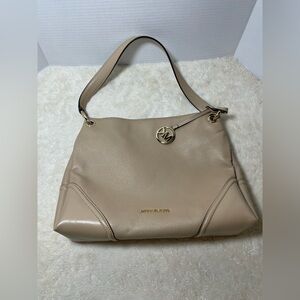 Michael Kors Tan Leather Shoulder Bag